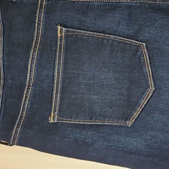 Sonoma Rolled Hem Dark Wash Denim Shorts Women's 16W Jean Casual Summer Stretch - Picture 4 of 8